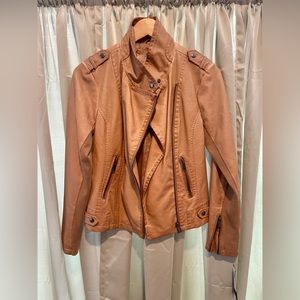 Faux Lether Jacket
